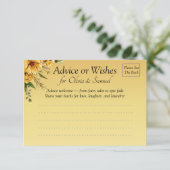 Carte Conseil Demande de conseils de mariage -  (Debout devant)