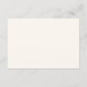 Carte Conseil Demande de recette de glace pour la mariée (Dos)