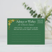 Carte Conseil Demande d'indices de mariage - (Debout devant)