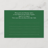 Carte Conseil Demande d'indices de mariage - (Dos)