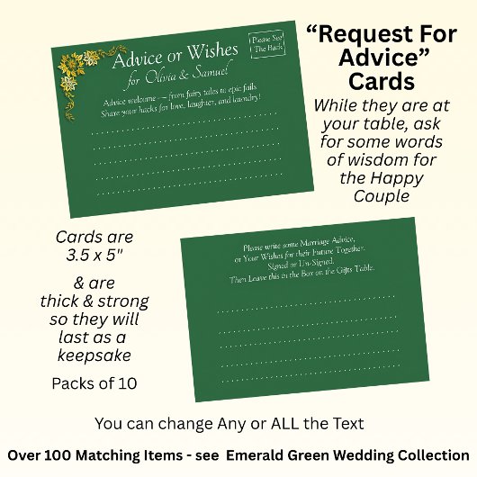 Carte Conseil Demande d'indices de mariage -