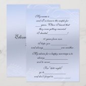 Carte Conseil Des conseils de mariage mignons et drôles pour la  (Devant / Derrière)