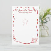 Carte Conseil Devinez la robe C'est l'amour Douce soirée de mari (Debout devant)