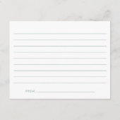 Carte Conseil Diplôme Écriture Moderne Verte (Dos)