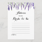 Carte Conseil Double Côté - Jeux de Fête des mariées Quel âge |  (Dos)