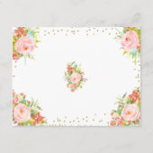 Carte conseil Douches d'avril Apporter des fleurs  (Dos)