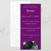 Carte Conseil d'un signet de Raven Spirit (Devant / Derrière)