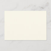 Carte Conseil Élégant Baby shower Floral Fleur sauvage (Dos)