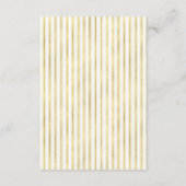 Carte Conseil Elegant Gold Pineapple Conseils pour la mariée (Dos)