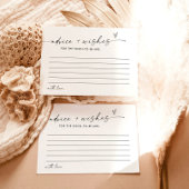 Carte conseil et souhaits de Fête des mariées, min