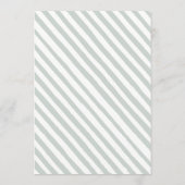 Carte Conseil Eucalyptus vêtements baby shower mot brouiller (Dos)