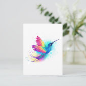 Carte Conseil Exotic Rainbow Hummingbird (Debout devant)