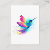 Carte Conseil Exotic Rainbow Hummingbird (Devant)