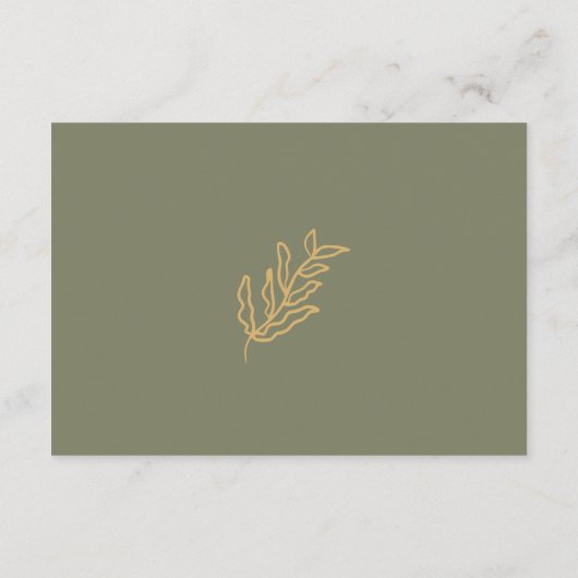 Carte Conseil Fête des mariées de script de script de griffes à (Dos)