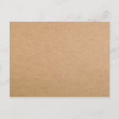 Carte conseil Fête des mariées Kraft (Dos)