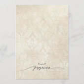 Carte Conseil Fête des mariées Perles et poursuites (Dos)