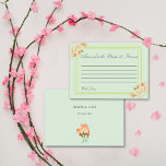Carte Conseil Fleurs de cerisiers roses, Mariage<br><div class="desc">Customisez cette "Pink Cherry Blossoms, Mariage Advice Card" pour ajouter une touche spéciale. Personnalisez en ajoutant vos propres détails mariages. Ce livre d'hôtes à fleurs Mariage est parfait pour les mariages du printemps ou de l'été. Pour plus de personnalisation, cliquez sur le lien "Personnaliser" et utilisez notre outil de conception...</div>