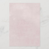 Carte Conseil Floral Romance Mariage (Dos)