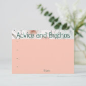 Carte conseil florale de pêche (Debout devant)