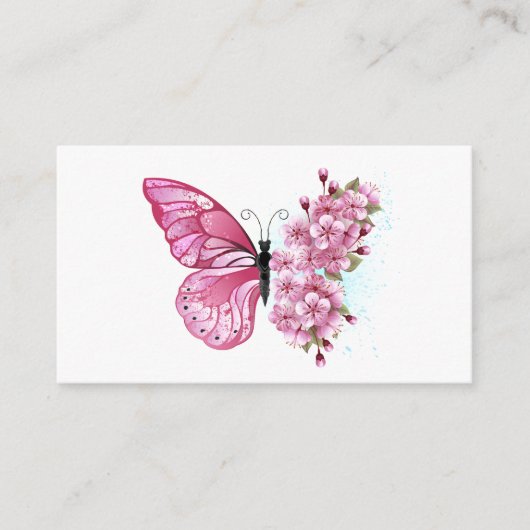 Carte Conseil Flower Butterfly (Devant)