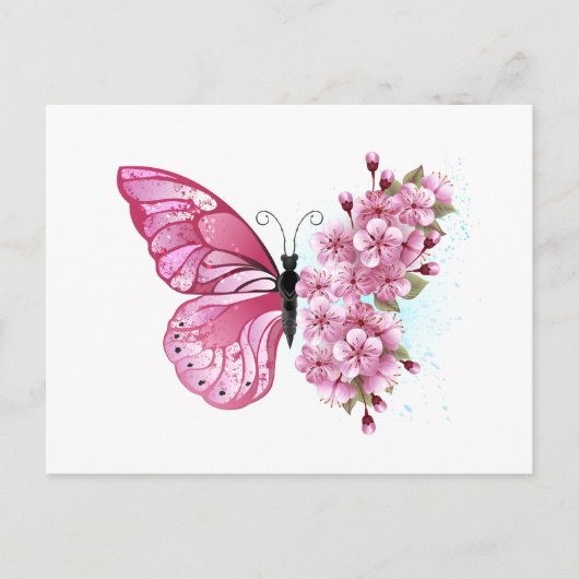 Carte Conseil Flower Butterfly (Devant)