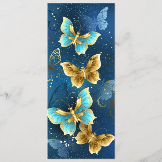Carte Conseil Golden butterflies (Devant)