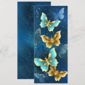 Carte Conseil Golden butterflies (Devant / Derrière)