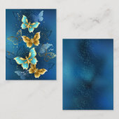 Carte Conseil Golden butterflies (Devant / Derrière)