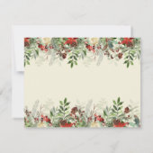 Carte conseil hiver | Berries Botanical Game Card (Dos)