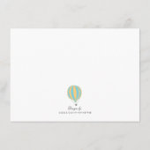 Carte Conseil Hot Air Blue Balloon Boy Words of Advice Cards (Dos)