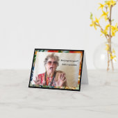 Carte Conseil humoristique (Fleur jaune)