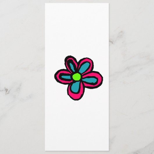 Carte Conseil Illustration de fleurs (Devant)