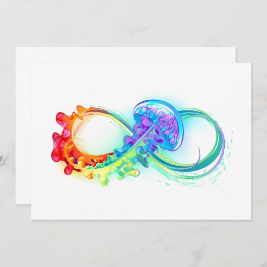 Carte Conseil Infinity avec Rainbow Jellyfish (Devant / Derrière)