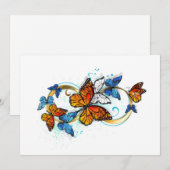 Carte Conseil Infinity of Monarch Butterflies (Devant / Derrière)