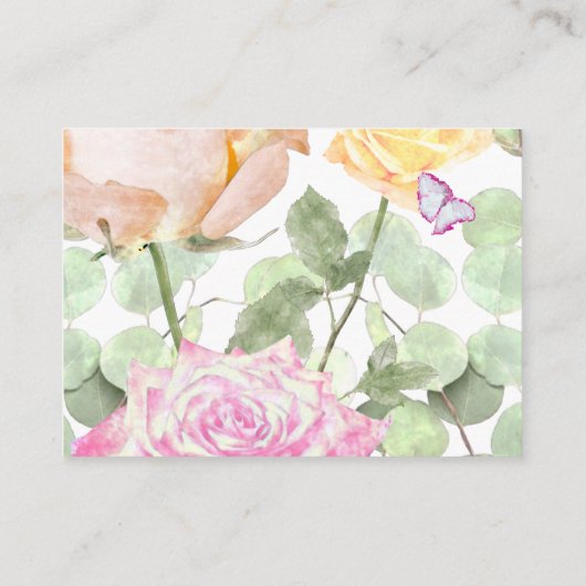 Carte Conseil Informations sur l'obtention d'un diplôme floral c (Dos)