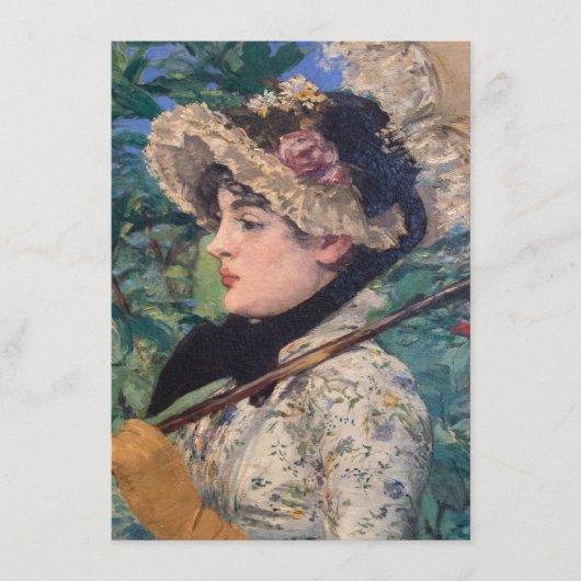 Carte Conseil Jeanne (Printemps) Par Édouard Manet (Devant)