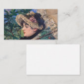 Carte Conseil Jeanne (Printemps) Par Édouard Manet (Devant / Derrière)