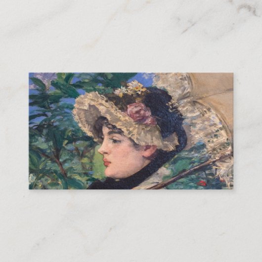 Carte Conseil Jeanne (Printemps) Par Édouard Manet (Devant)