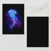 Carte Conseil Jellyfish éclatante couleur (Devant / Derrière)