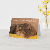 Carte Conseil Kitty Inspiration Se Bien (Fleur jaune)