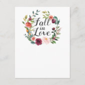 Carte Conseil La Bourgogne rustique chute dans l'amour la couron (Devant)