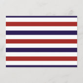 Carte Conseil La collection de Mariages d'Ancres nautiques Red & (Dos)