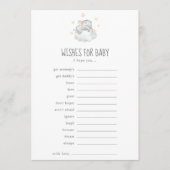 Carte Conseil La petite fille Eléphant veut dormir pour le jeu d (Devant)