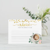 Carte Conseil L'amour du café est en train de se préparer Consei (Debout devant)