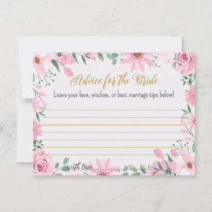 Carte Conseil L'amour est dans la Fête des mariées en fleur Cart
