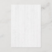 Carte Conseil Lapin Lapin Chic Baby shower Floral Merci (Dos)