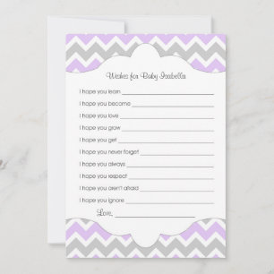 Carte Conseil Lavender Wives for Baby / grande idée de baby show