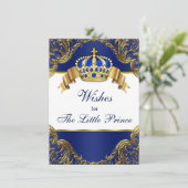 Carte Conseil Le Prince veut pour bébé (Debout devant)