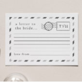 Carte Conseil Lettres à la mariée