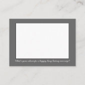 Carte Conseil Lime Elegant Rustic Luxe Mariage Tree (Dos)